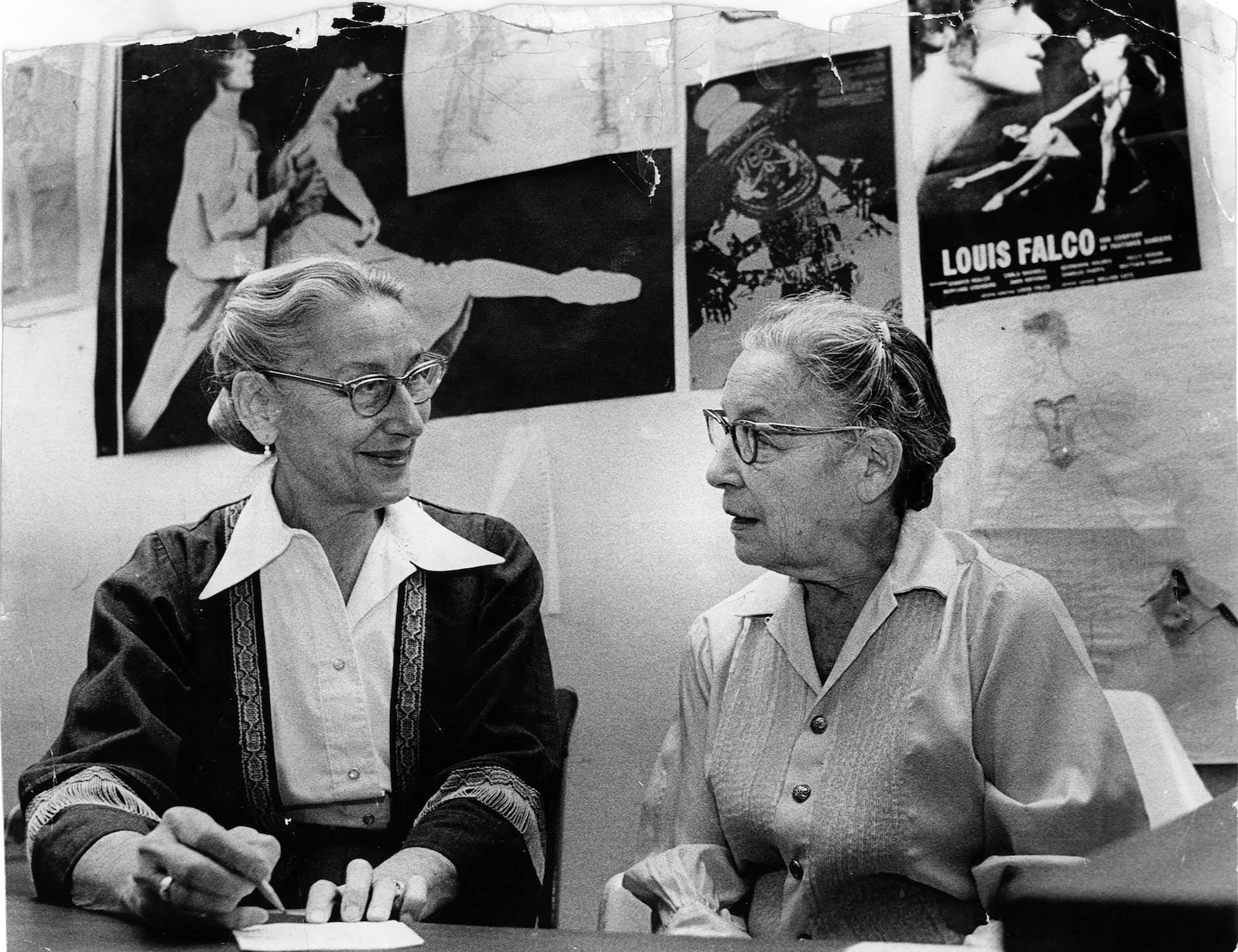 Josephine (left) and Hermene Schwarz were first mesmerized by dance as small children when they saw Russian ballerina Anna Pavlova's performance at Memorial Hall in 1910. DAYTON DAILY NEWS ARCHIVE