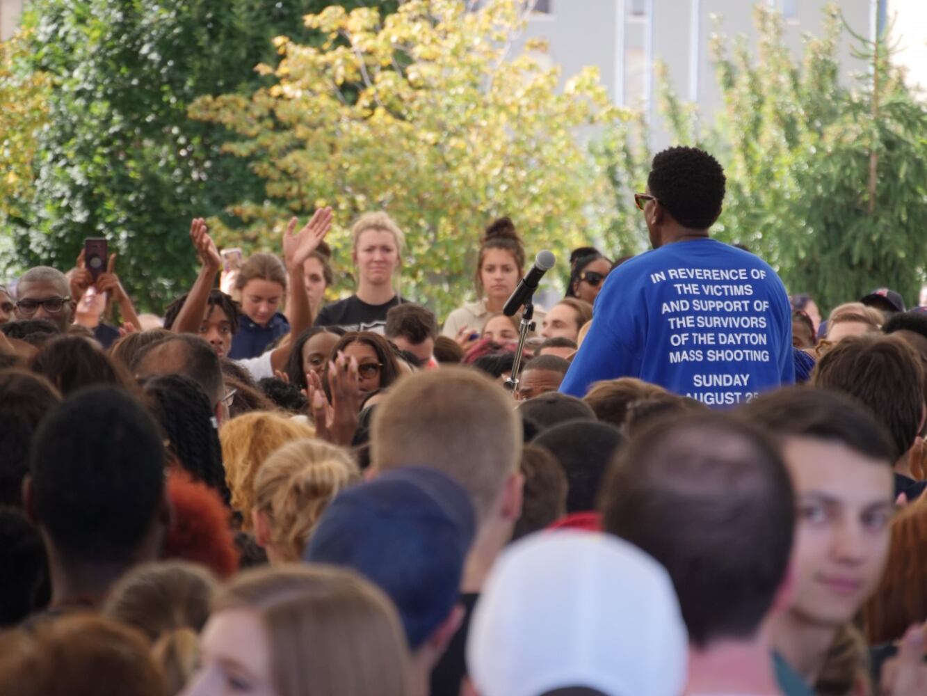 PHOTOS: Kanye West holds ‘Sunday Service’ event in Dayton