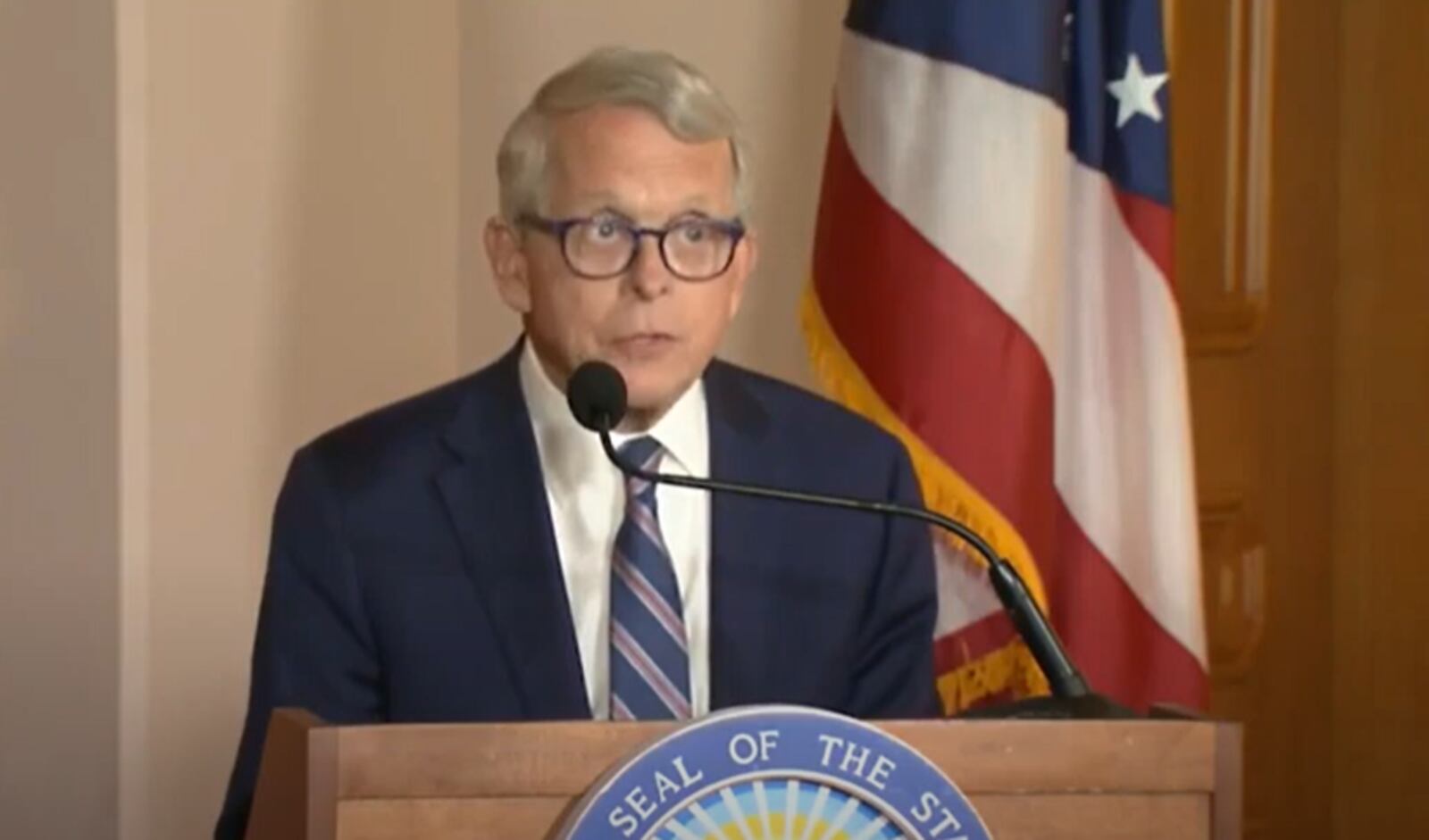 Ohio Gov. Mike DeWine calls a special session of the Ohio General Assembly to pass a fix for the presidential ballot as well as to pass a controversial ballot initiative campaign measure on Thursday, May 23, 2024.