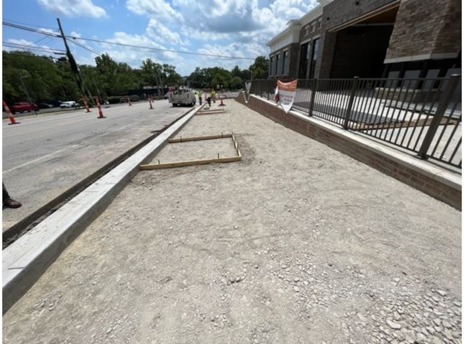 This is the view looking south on North Broadway Lebanon where two new restaurants will be located at 511 N. Broadway. There will be a wide sideway alongside a large patio for the Catch-a-Fire Pizza restaurant that is planning to open later this fall. ED RICHTER/STAFF