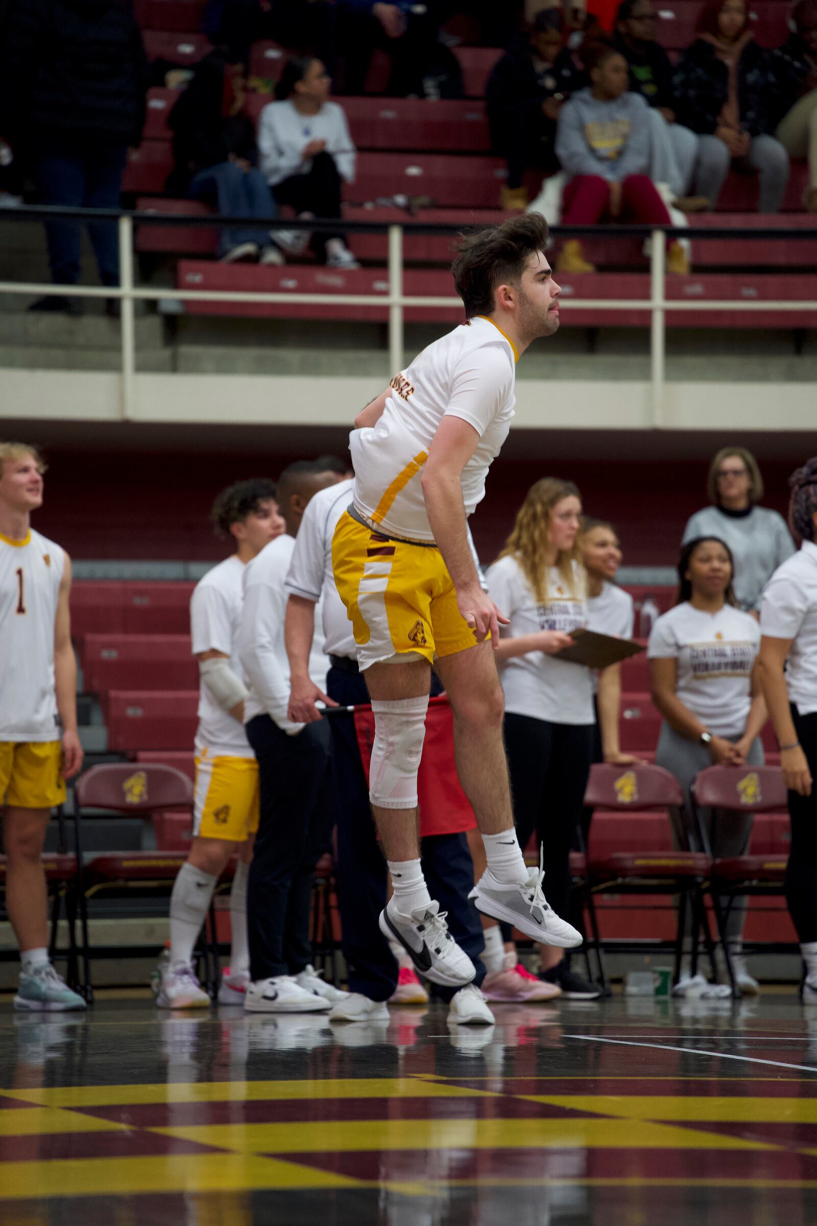 Central State setter Adam Sheppard, a Fairmont High School product, during Wednesday night's match vs. USC at Central State. Malik White/Central State Athletics