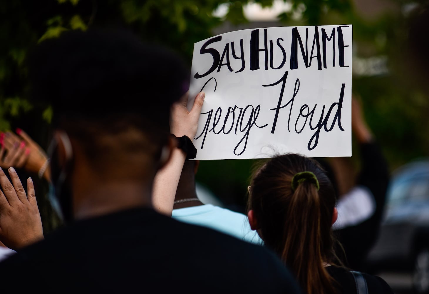 Crowd gathers for peaceful protest and march in Middletown