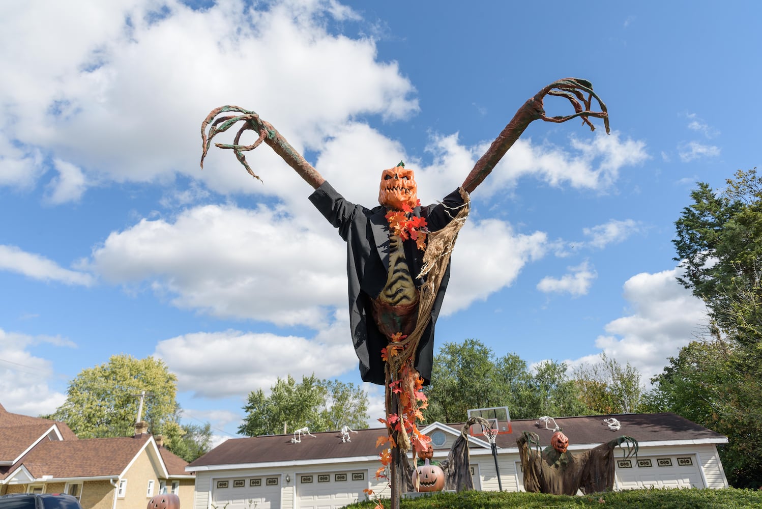 PHOTOS: Larger than life Halloween decorations in downtown Fairborn