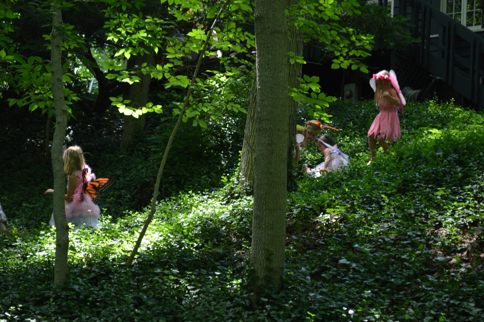 This local garden features a fairy house nestled in the woods. CONTRIBUTED