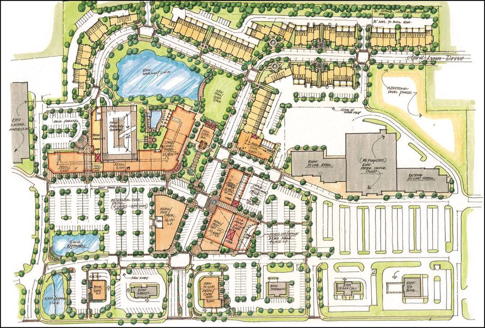 Plans for Centerville Place.