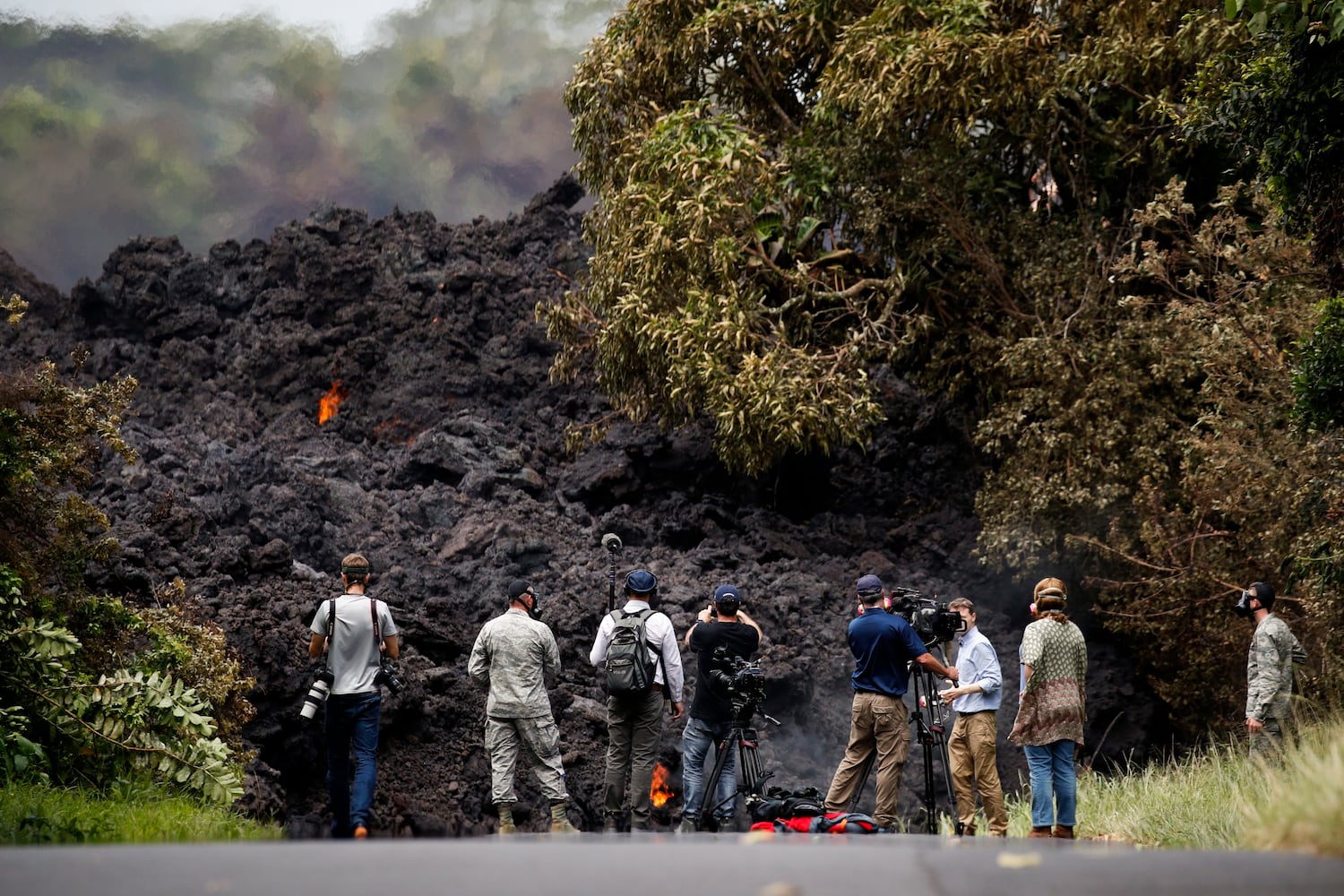 Hawaii volcano erupts