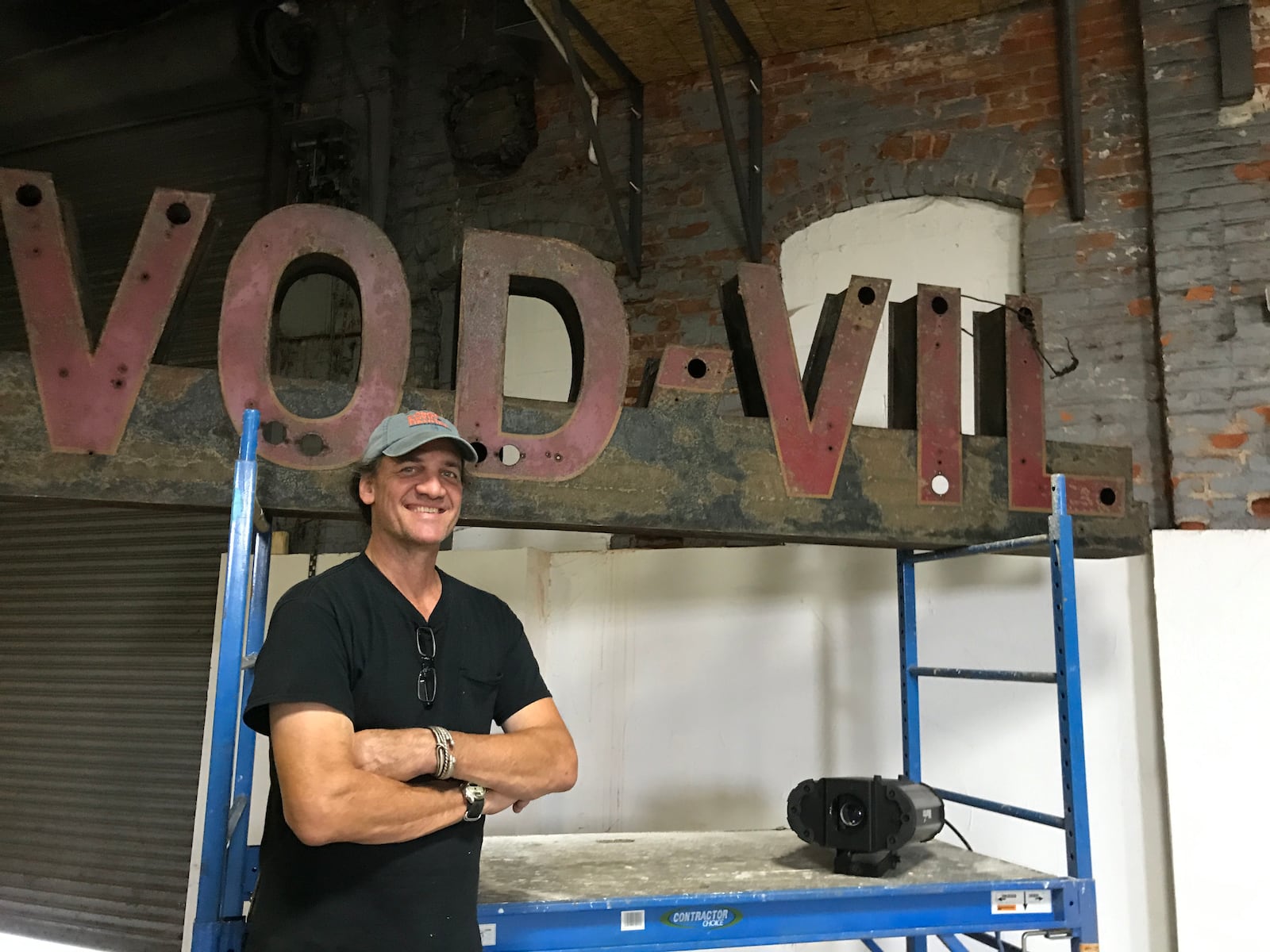 Carli and Hamilton Dixon are renovating their property at 905 E. Third St. for The Brightside Music and Event Venue. The space is in the same building as their Bloombeads by freezeframe. Hamilton Dixon  is pictured.