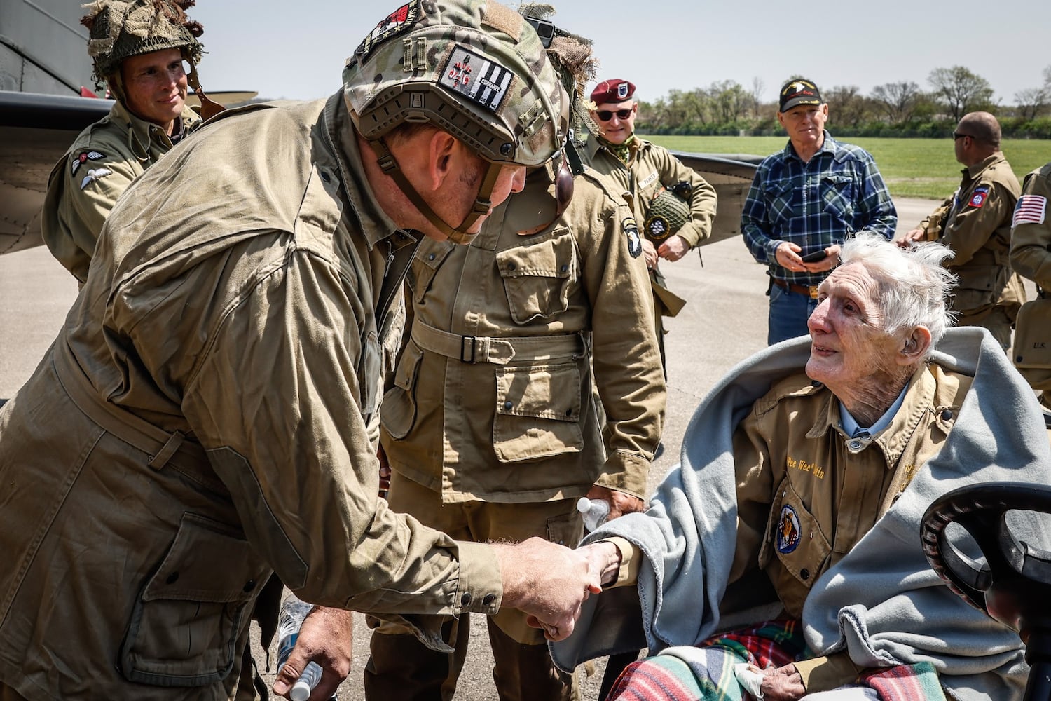 D-Day aircraft lands at Air Force Museum