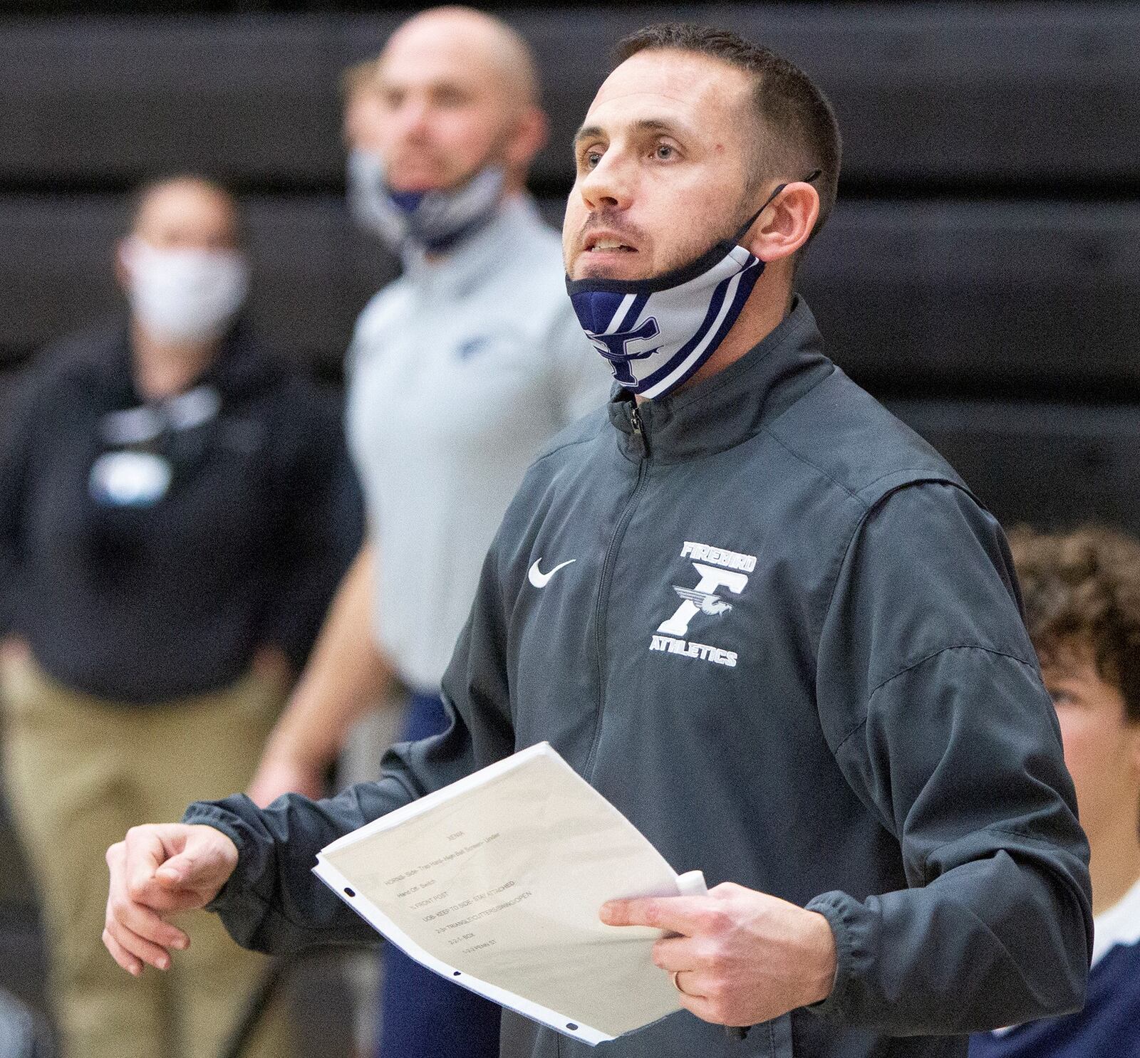 Fairmont boys basketball coach Kenny Molz on the sideline during a game last season. Jeff Gilbert/CONTRIBUTED