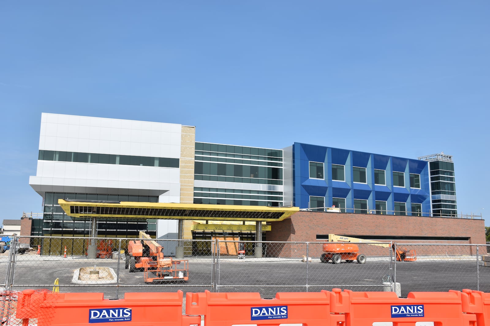 Dayton Children’s Hospital continues to work on a freestanding behavioral health building in Old North Dayton. CORNELIUS FROLIK / STAFF