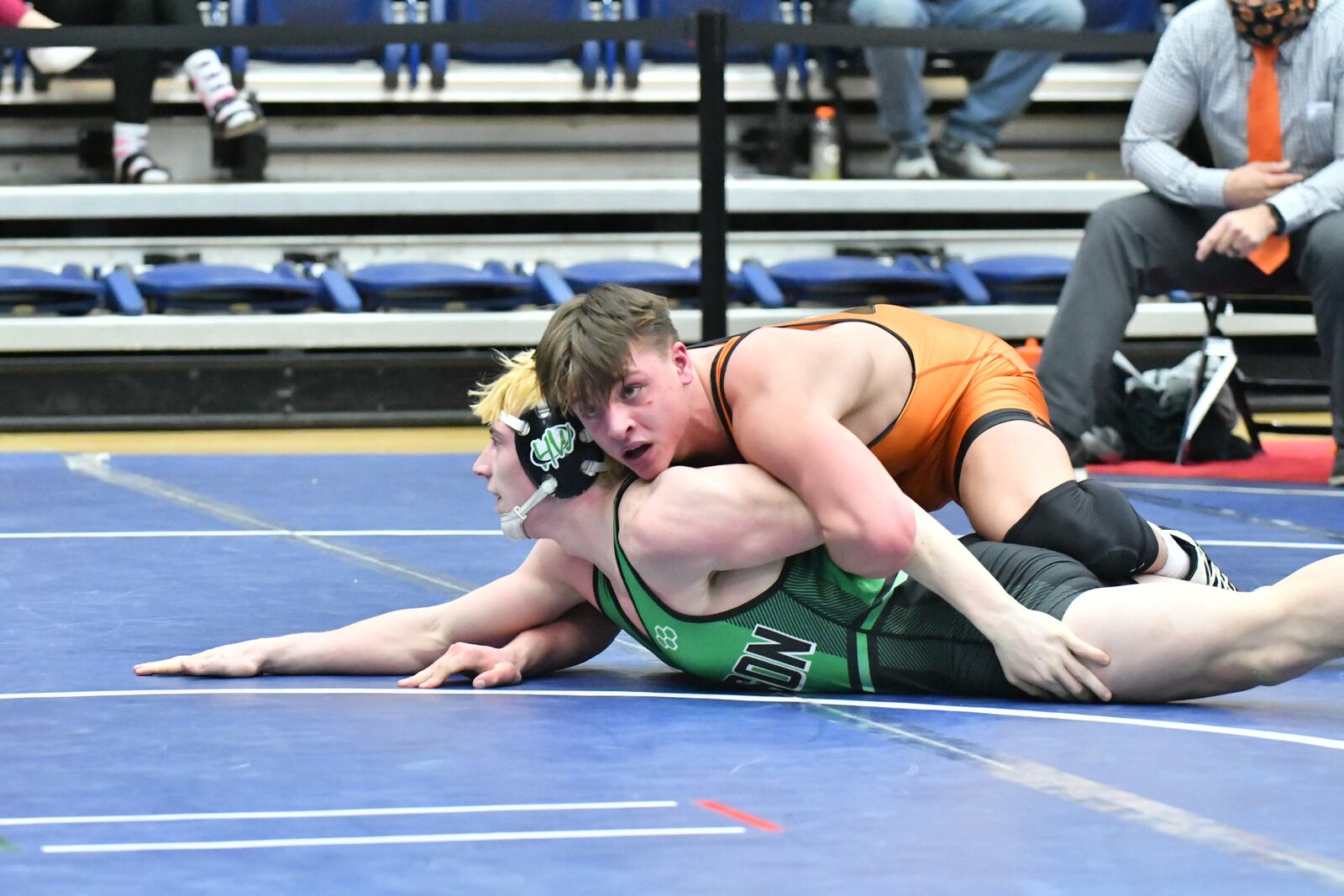 Beavercreek sophomore Tyler Hicks  (top) is a two-time state qualifier. Greg Billing/CONTRIBUTED