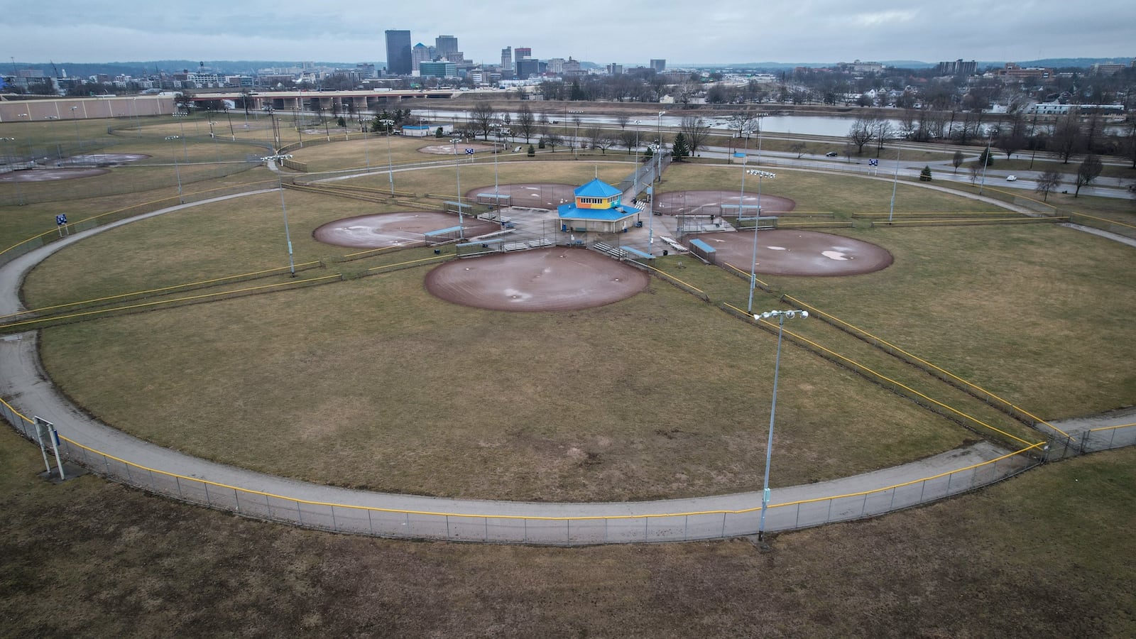 The city of Dayton is looking to make Kettering Field a premier sports complex by spending $15 million to upgrade the facility. JIM NOELKER/STAFF