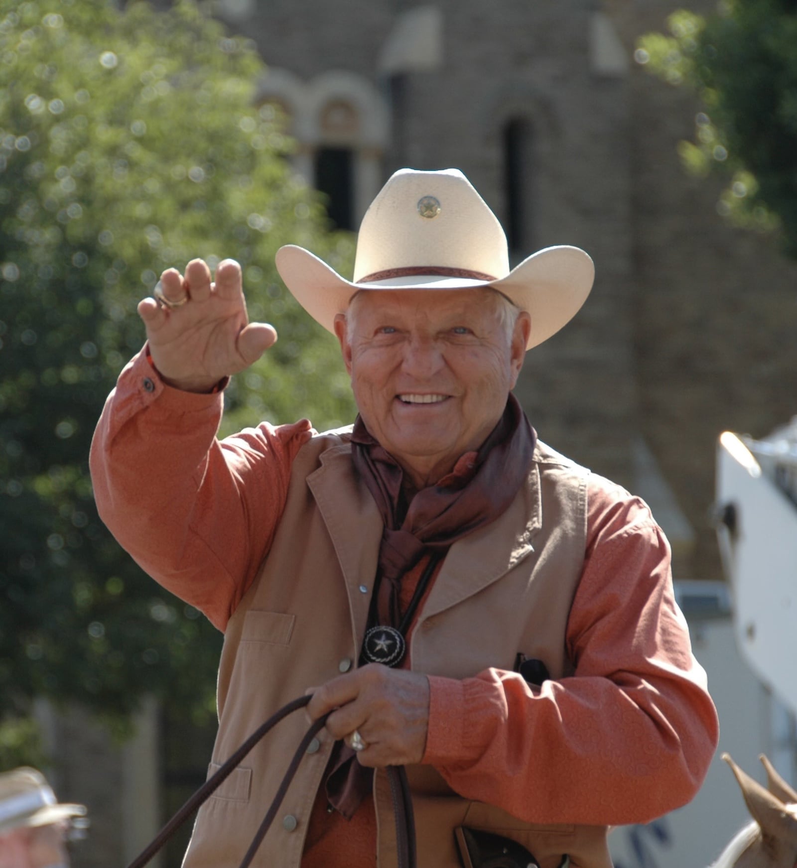 Bill Gunlock was at home on a horse. He ran a 5,000 acre farm outside his boyhood home in Chillicothe and raised cattle and American Quarter Horses. Later he and Sandy ran a 700 acre ranch in Texas and had a successful horse breeding business. CONTRIBUTED