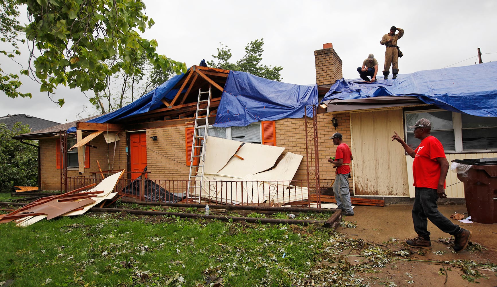 PHOTOS: Tornado cleanup begins in Beavercreek, Trotwood