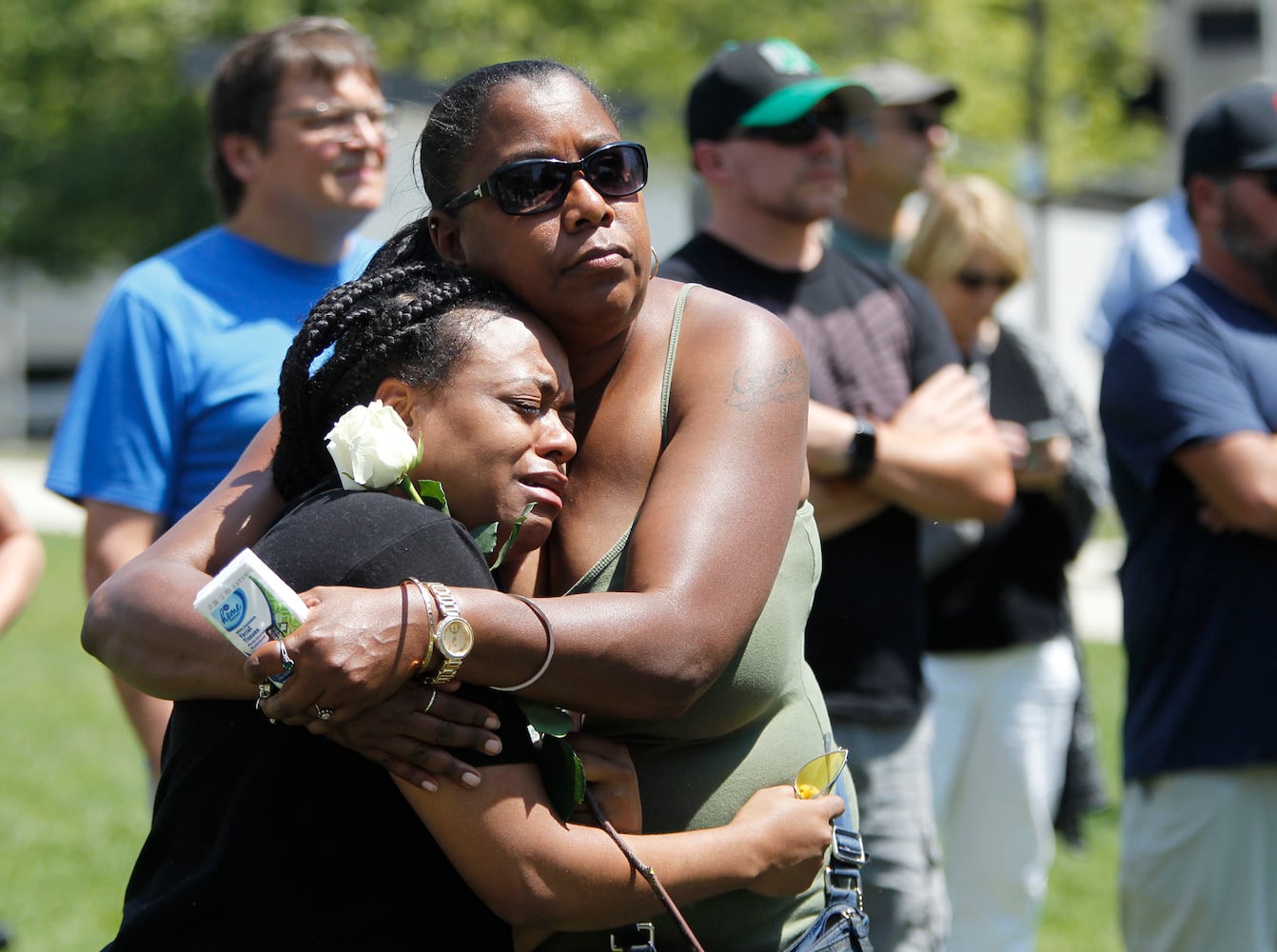 PHOTOS: Prayer vigil held for victims of Oregon District shooting