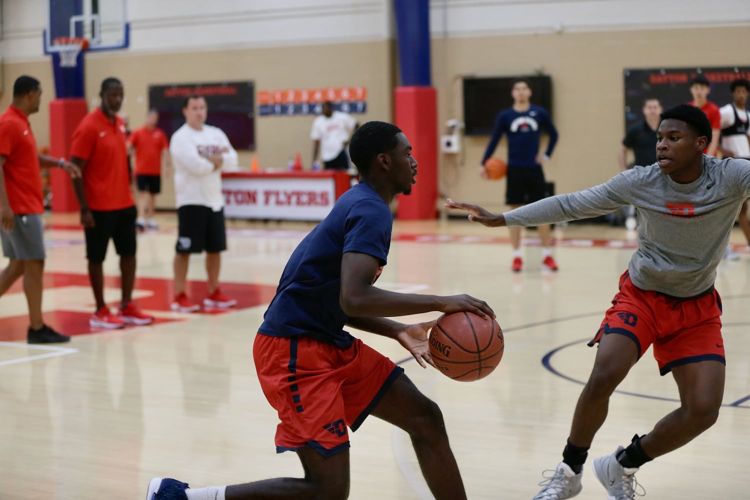 Dayton Flyers practice