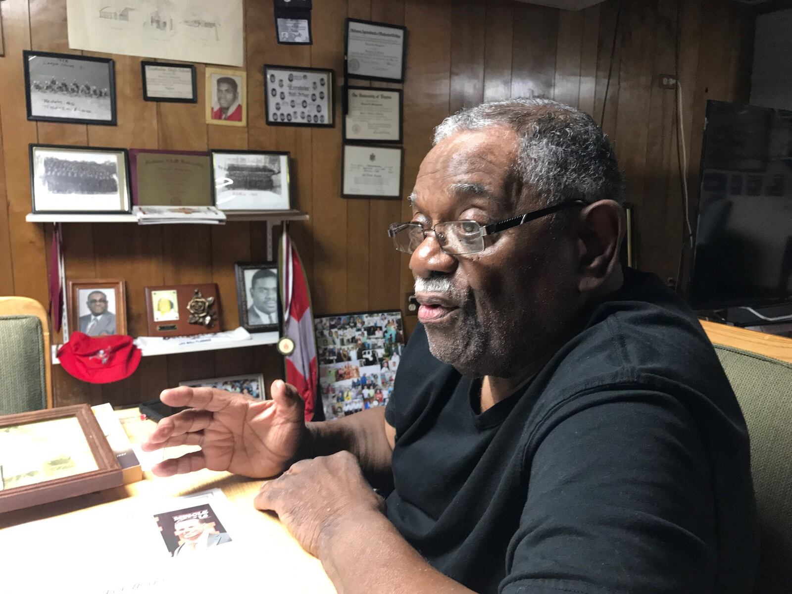 Tom Montgomery,. One of the most colorful and successful high school coaches in Miami Valley history . Recently was inducted into his seventh Hall of Fame, this one back in Colbert County Alabama where he grew up. Tom Archdeacon/CONTRIBUTED