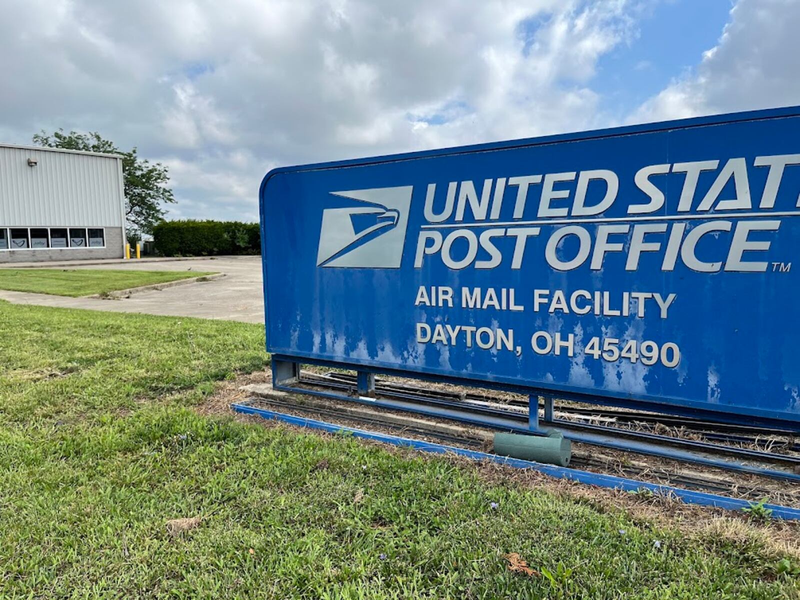 The former Post Office near the Dayton International Airport Joby Aviation controls for future manufacturing operations, in a photo taken in August 2024. THOMAS GNAU/STAFF