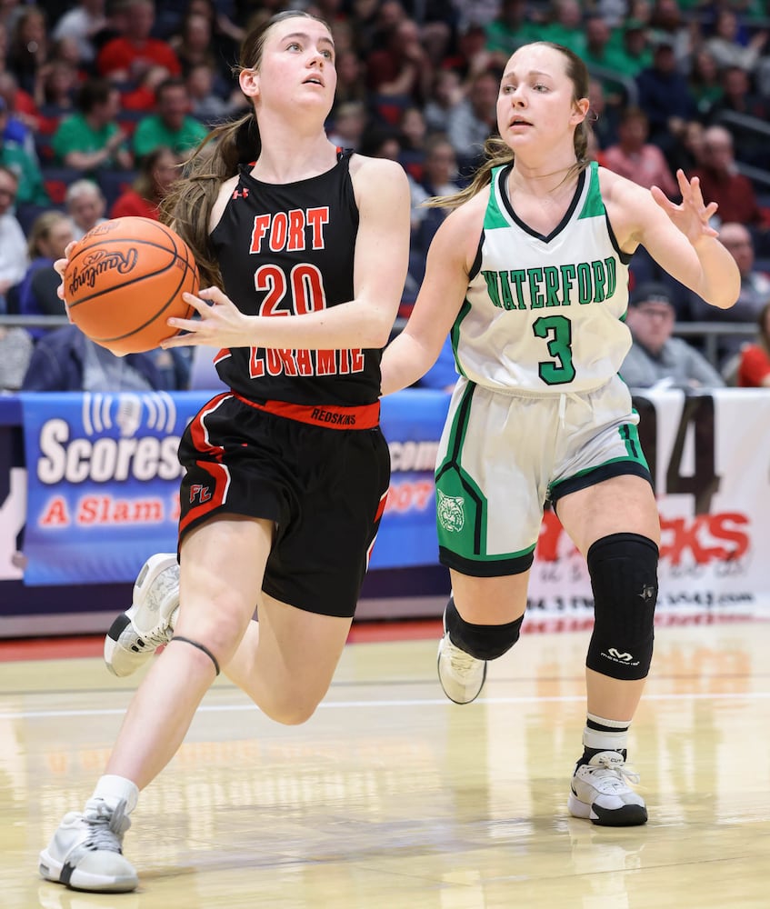 Fort Loramie vs. Waterford Division VII girls basketball state final