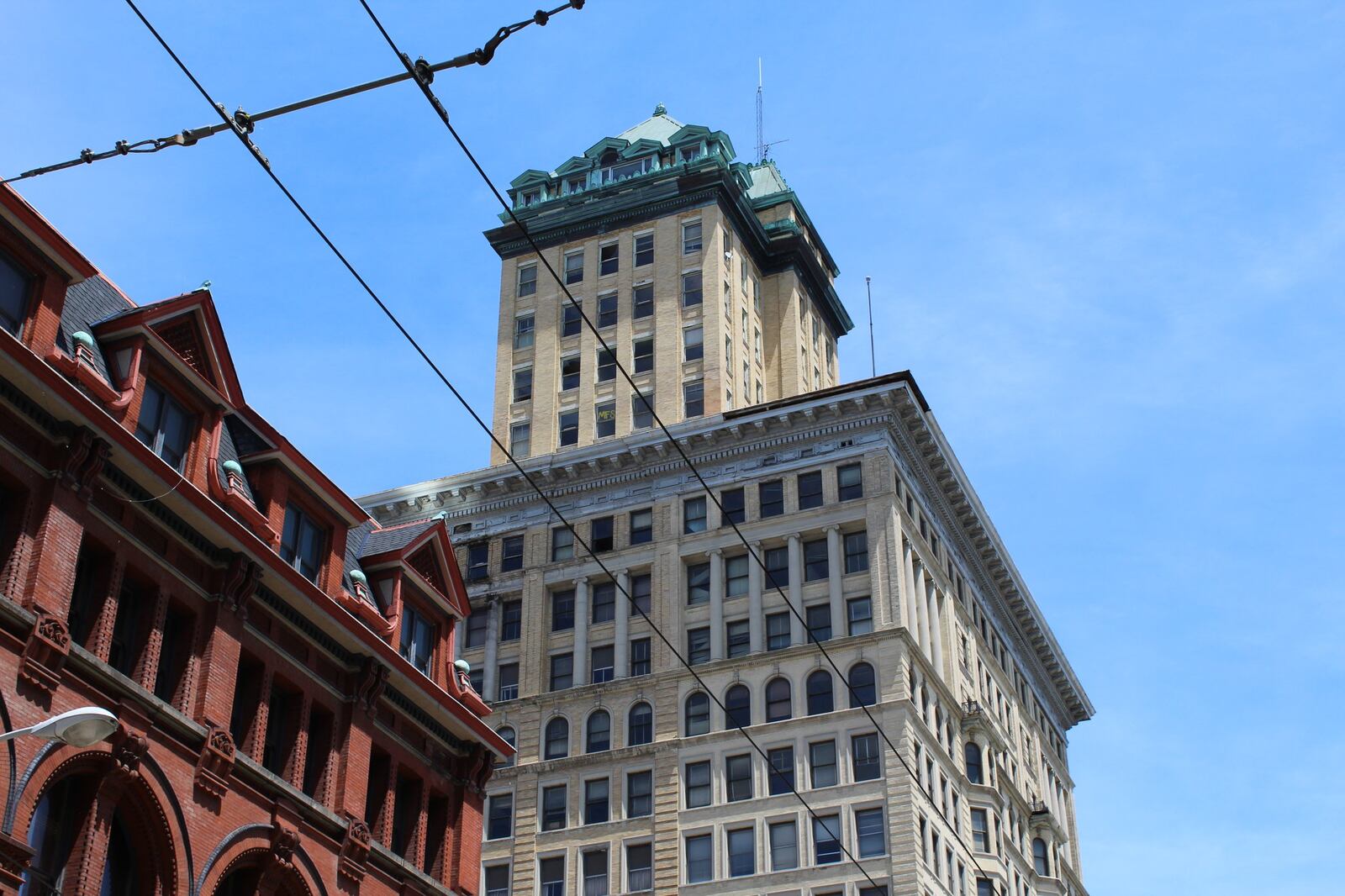 The new owner of the Centre City Building downtown proposes renovating the office tower into housing. CORNELIUS FROLIK / STAFF