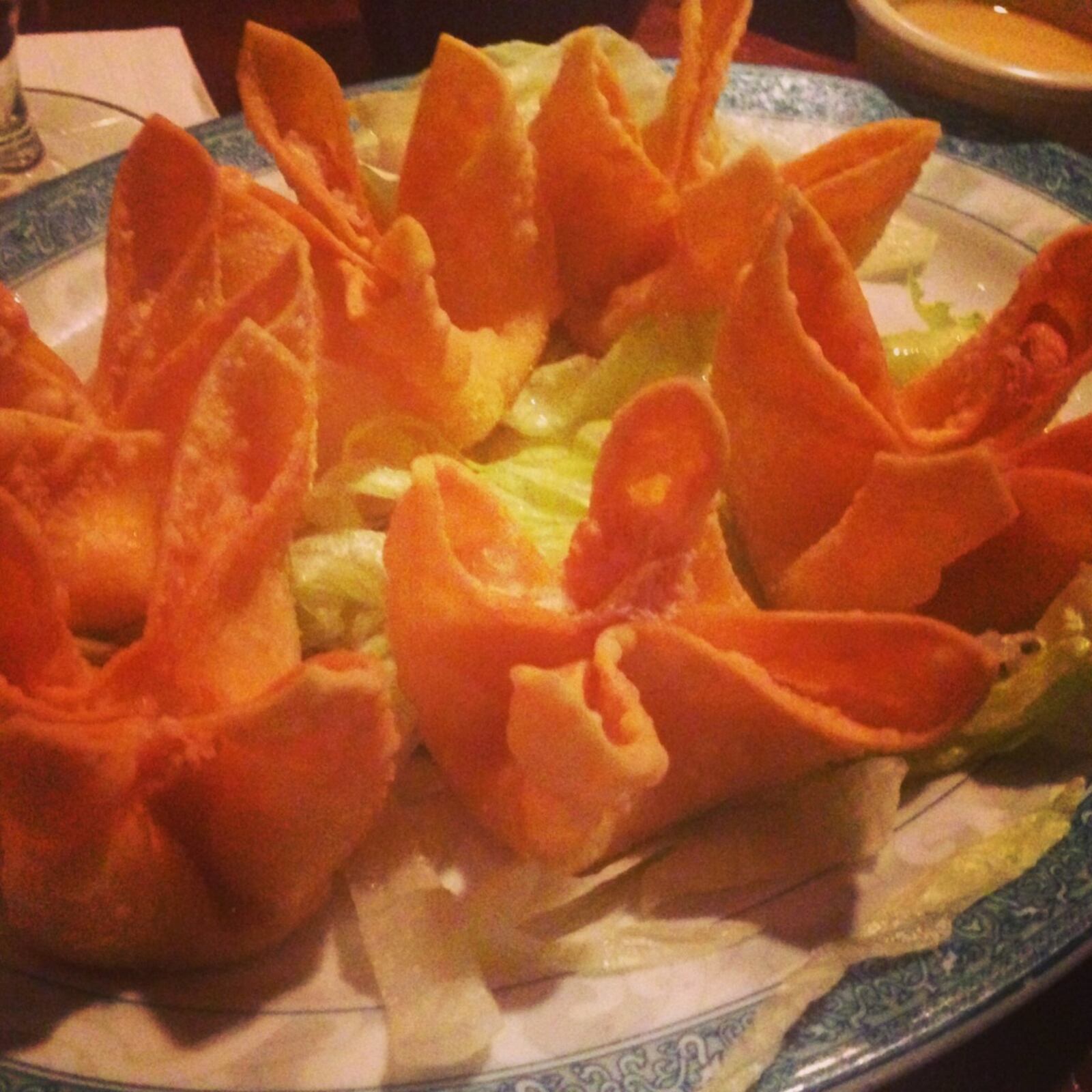 Crab Rangoon at China Cottage in Kettering. (Staff photo by Connie Post)