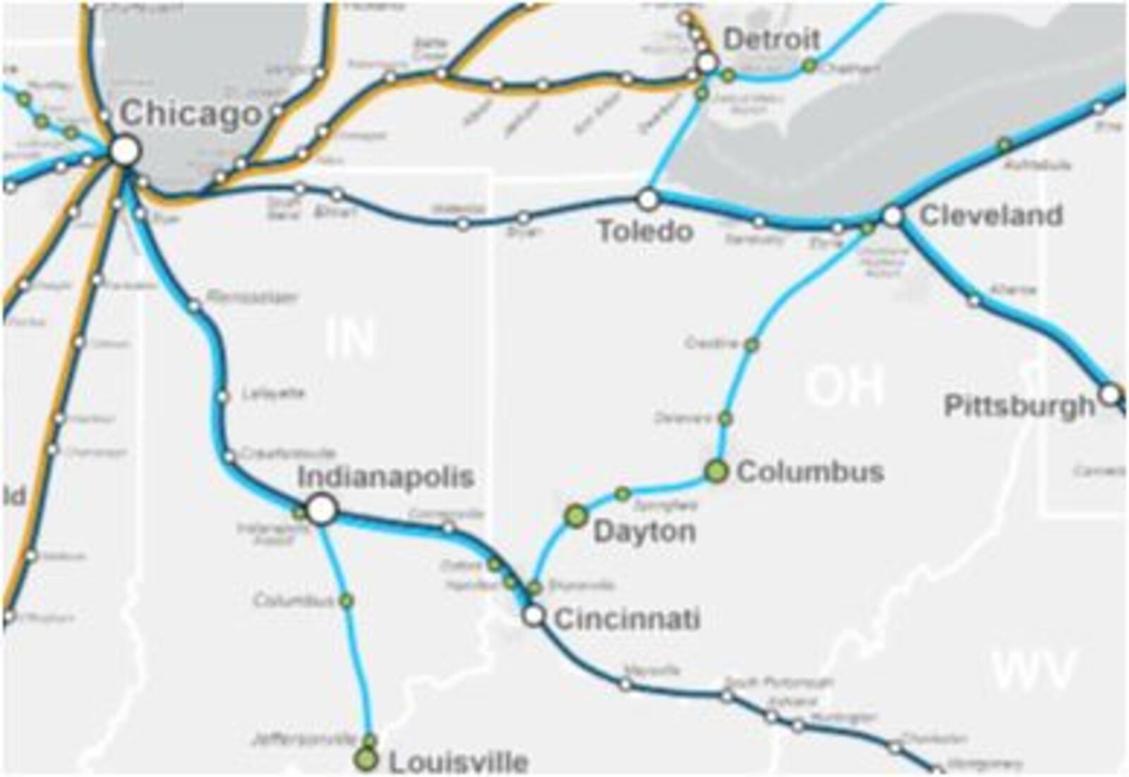 Here are possible new Amtrak routes that could be created with $66.6 million for the rail agency in the federal infrastructure bill, although routes and stops haven't been solidified yet. PROVIDED