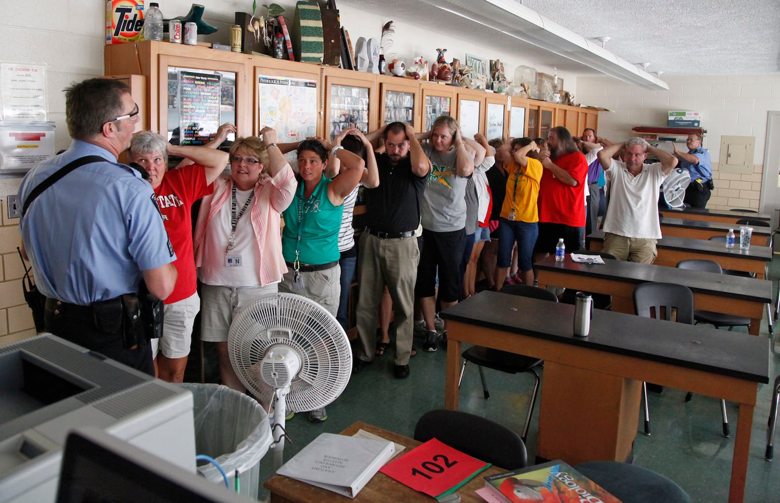 Mock School Shooter Training at Northmont