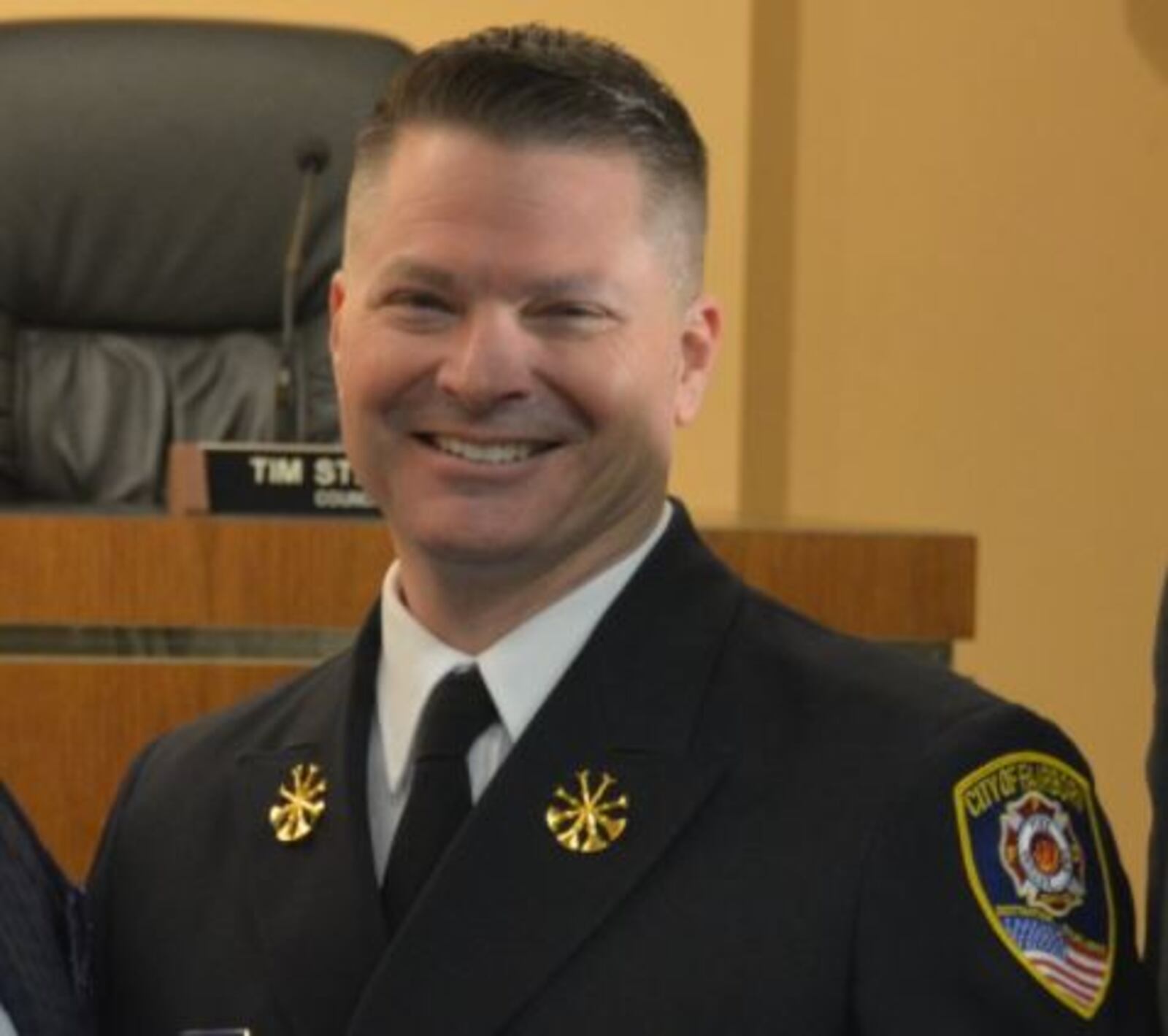 Fairborn Fire Chief Dave Reichert