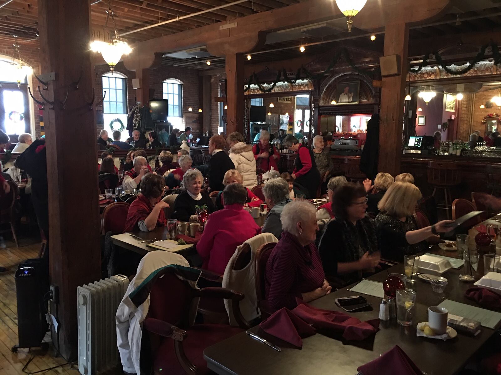 Jay’s dining room on a December afternoon was packed. ALEXIS LARSEN/CONTRIBUTED