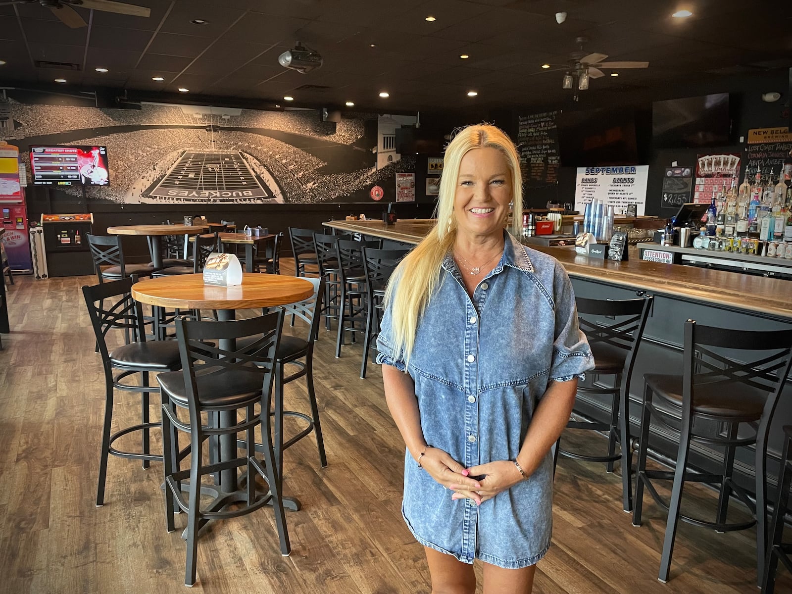 Marci Johannes owns Mr. Boro’s Tavern in Springboro with her partner of nine years, Rick Baarlaer. During October, she is selling sweet and savory boxes for those who have or are battling breast cancer. All proceeds will go to Pink Ribbon Girl. NATALIE JONES/STAFF