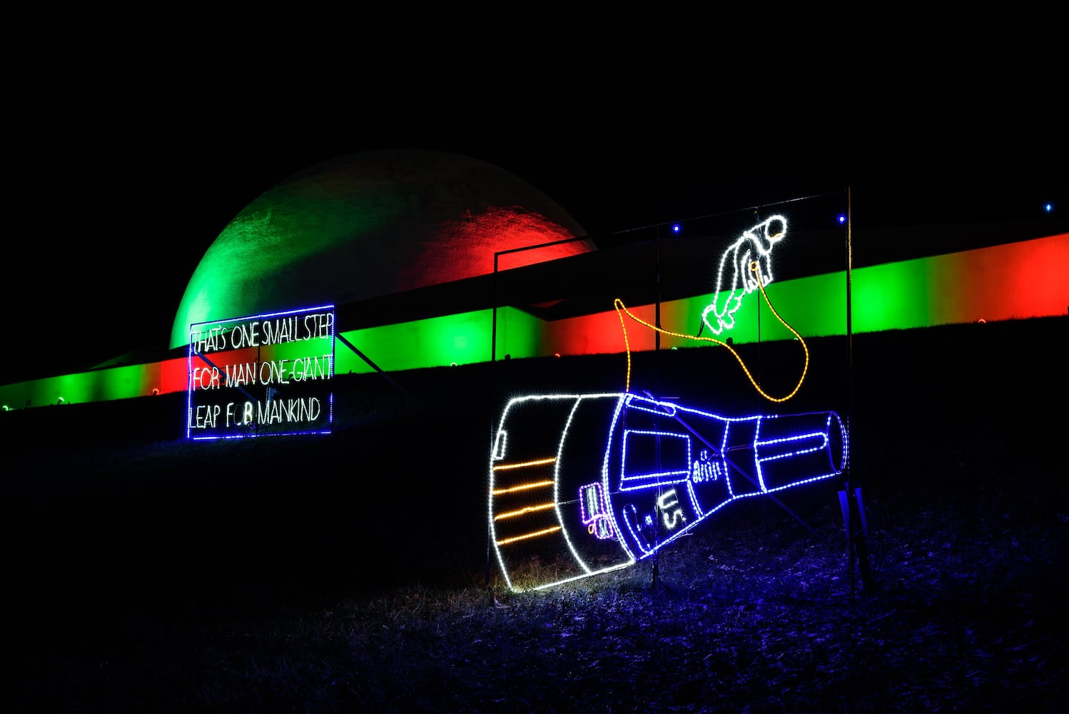 PHOTOS: Armstrong Air & Space Museum Holiday Lights 2024