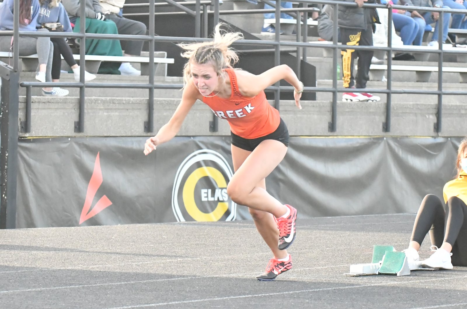 Abby Hobbs of Beavercreek competes in last week's GWOC meet. Greg Billing/CONTRIBUTED