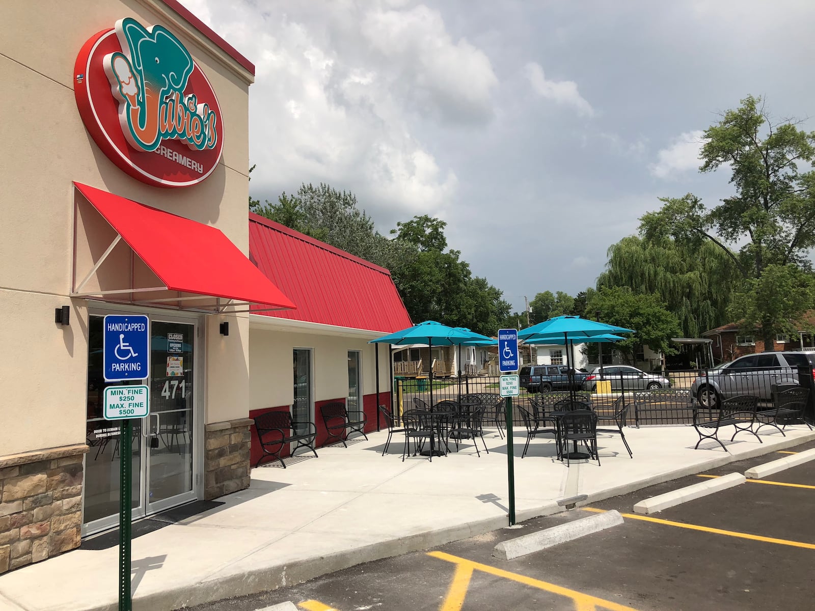 Jubie's Creamery is a new ice cream shop in Fairborn, opening on July 3, 2018. STAFF PHOTO / MARK FISHER