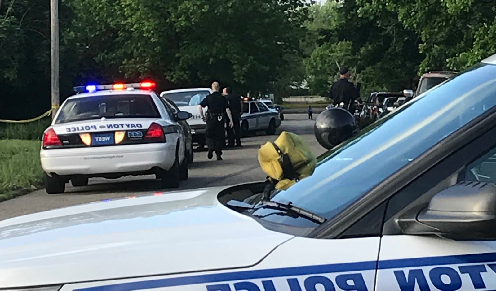 Police investigate a fatal shooting May 19, 2018, in the 860 block of North Euclid Avenue in Dayton.