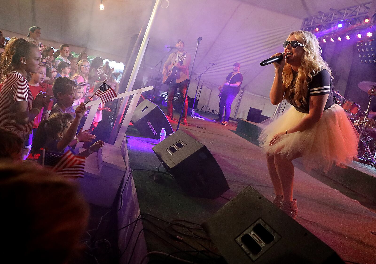 Kate Hasting performs Wednesday at the Clark County Fair. BILL LACKEY/STAFF