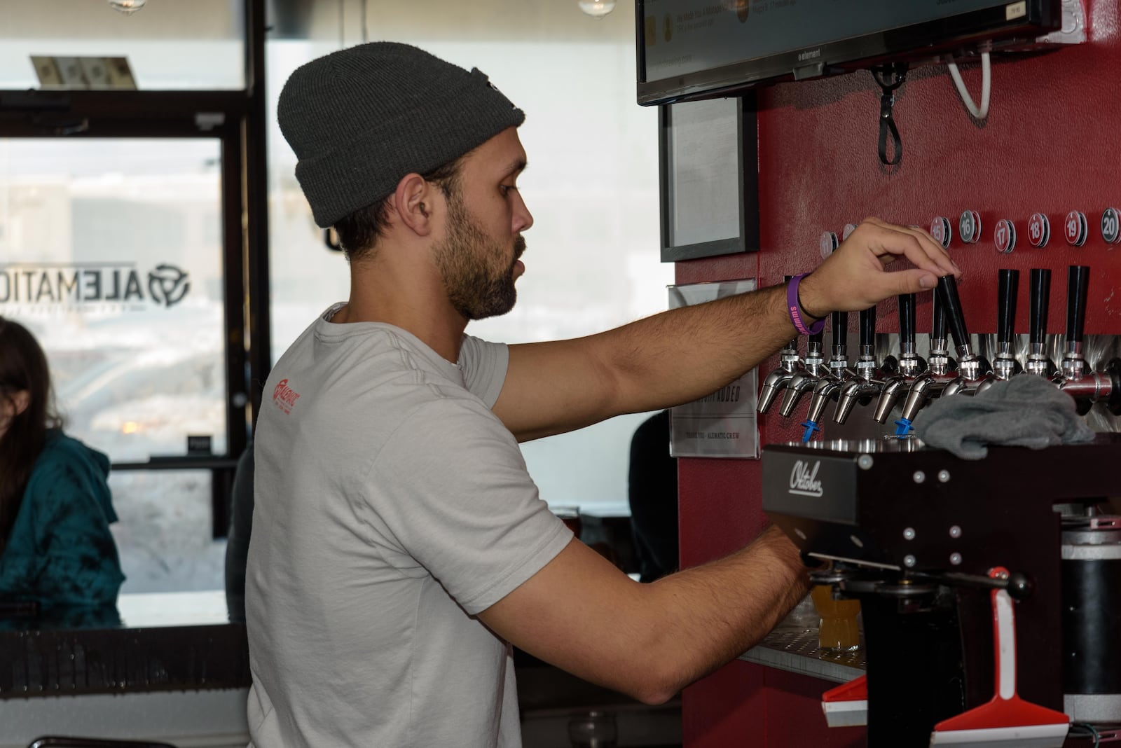 Alematic Artisan Ales, located at 6182 Chambersburg Rd. in Huber Heights celebrated its 3rd Anniversary on Saturday, Feb. 5, 2022. The craft brewery’s anniversary beer releases included The Big Balloons 2022 (Strawberry Milkshake IPA w/ Cara Cara Orange), We Made You a Mixtape VOL. 3 (Double NEIPA w/ Passion fruit, Tangerine & Fruit Punch), Slow Dancing in the Dark (Imperial Stout w/ Oreos) and a limited edition glass. Did we spot you there? TOM GILLIAM / CONTRIBUTING PHOTOGRAPHER