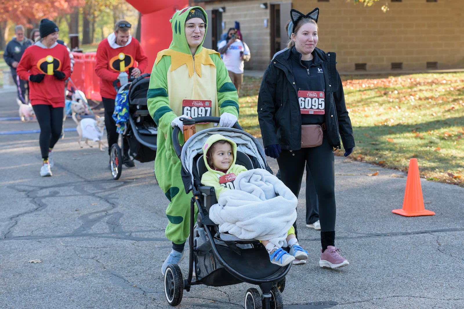 The NCCJ Halloween Costume 5K Walk/Run happened at Eastwood MetroPark in Dayton on Saturday, Nov. 2, 2024. Attendees ran or walked to support the National Conference for Community Justice of Greater Dayton, a local nonprofit dedicated to advancing justice, diversity and inclusion in the community. TOM GILLIAM / CONTRIBUTING PHOTOGRAPHER