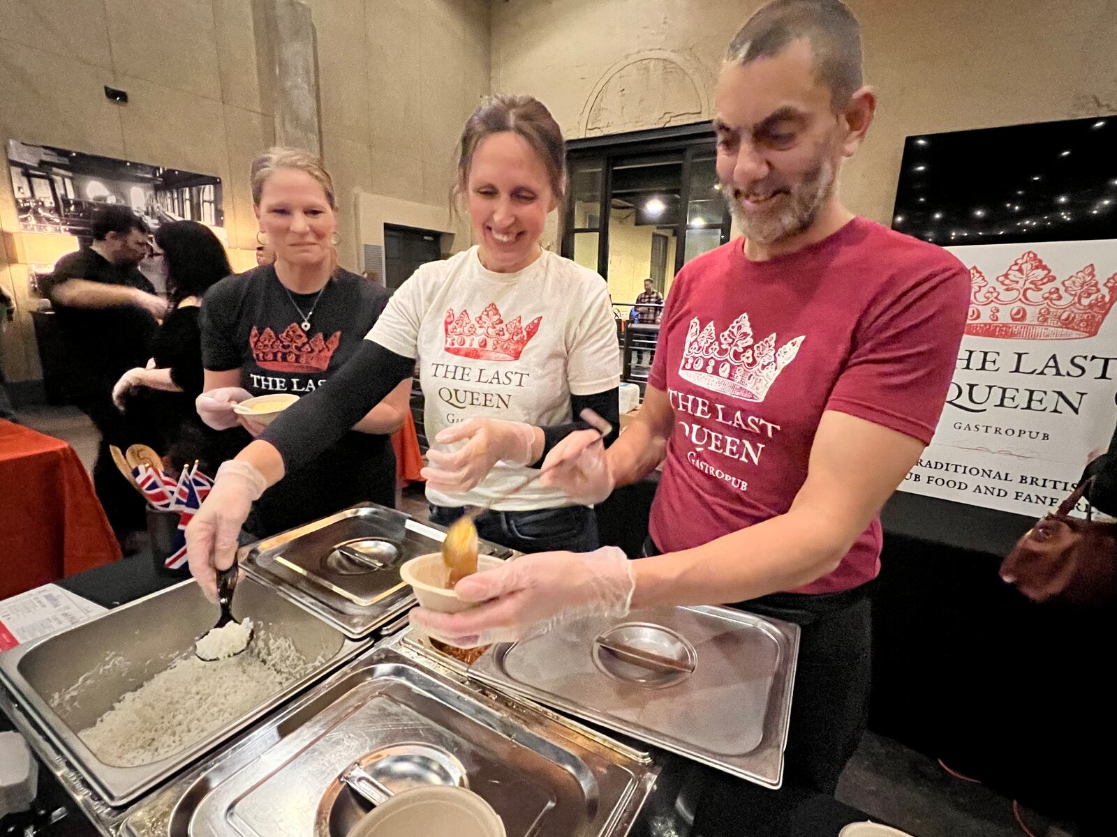 The Last Queen in Enon putting together their Chili Con Carne at Sneak Peek to Winter Restaurant Week. 