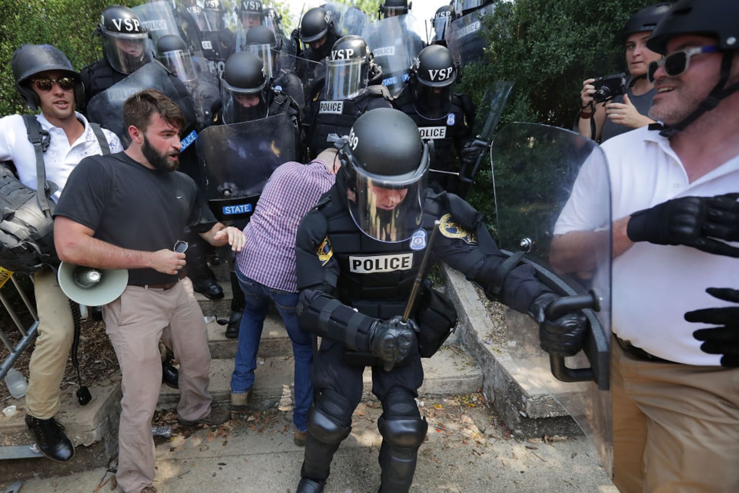 violence at 'unite the right' rally