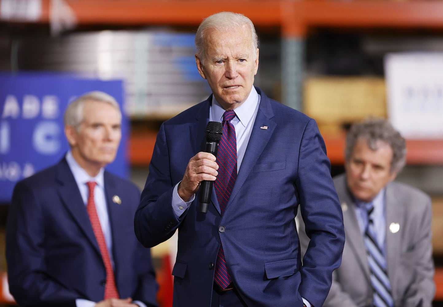 President Joe Biden in Hamilton