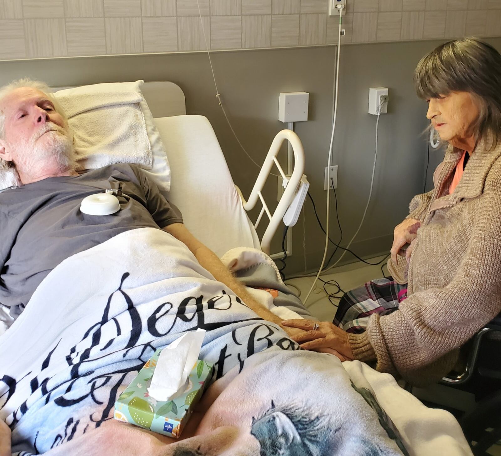 Dale and Frances Tufts, of Piqua. A surprise vow renewal ceremony was held for Frances and Dale, the latter who was battling lung cancer, at the chapel at Kettering Health Main Campus on Oct. 30, 2023. Frances and Dale each later died on Nov. 10 and Dec. 24, respectively. CONTRIBUTED