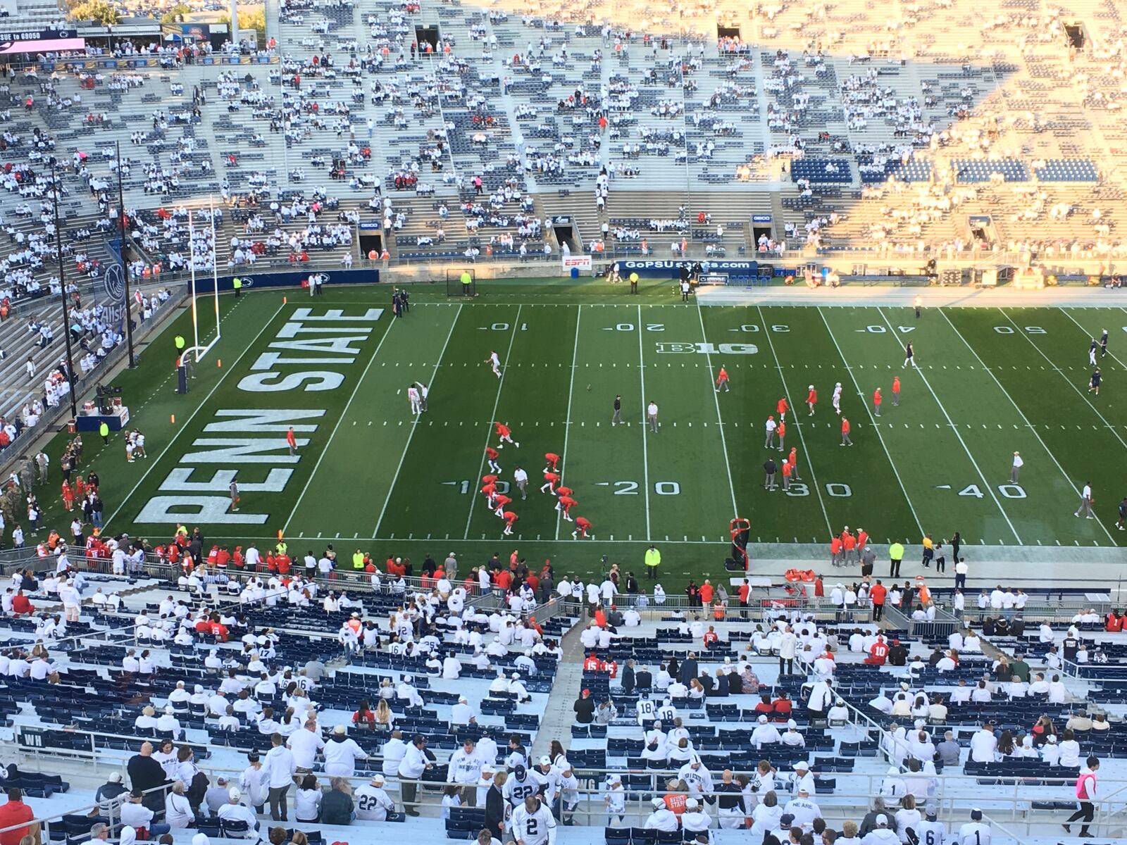 Ohio State and Penn State play Sept. 29 in a pivotal Big Ten football game.