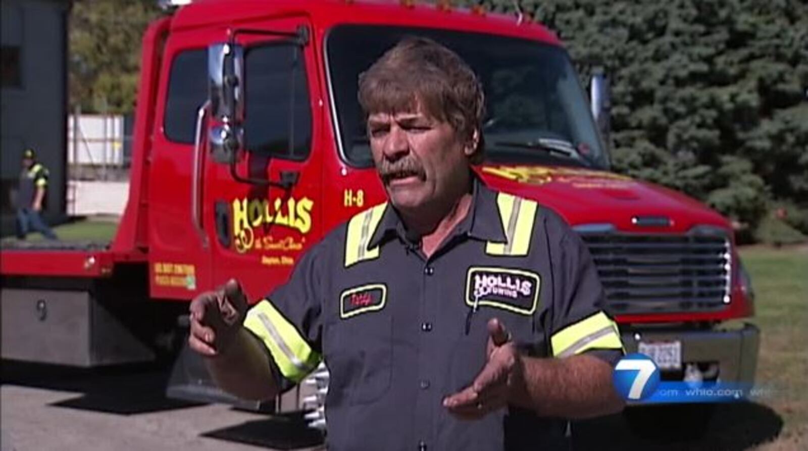 Randy Cardwell is a tow truck driver for Hollis Towing. He intervened when he saw a woman in Yellow Springs being attacked with a baseball bat.