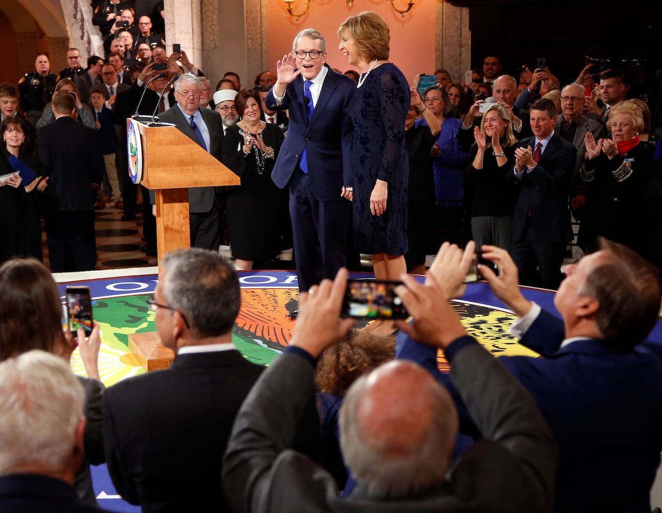 Gov. DeWine sworn in at Ohio Statehouse