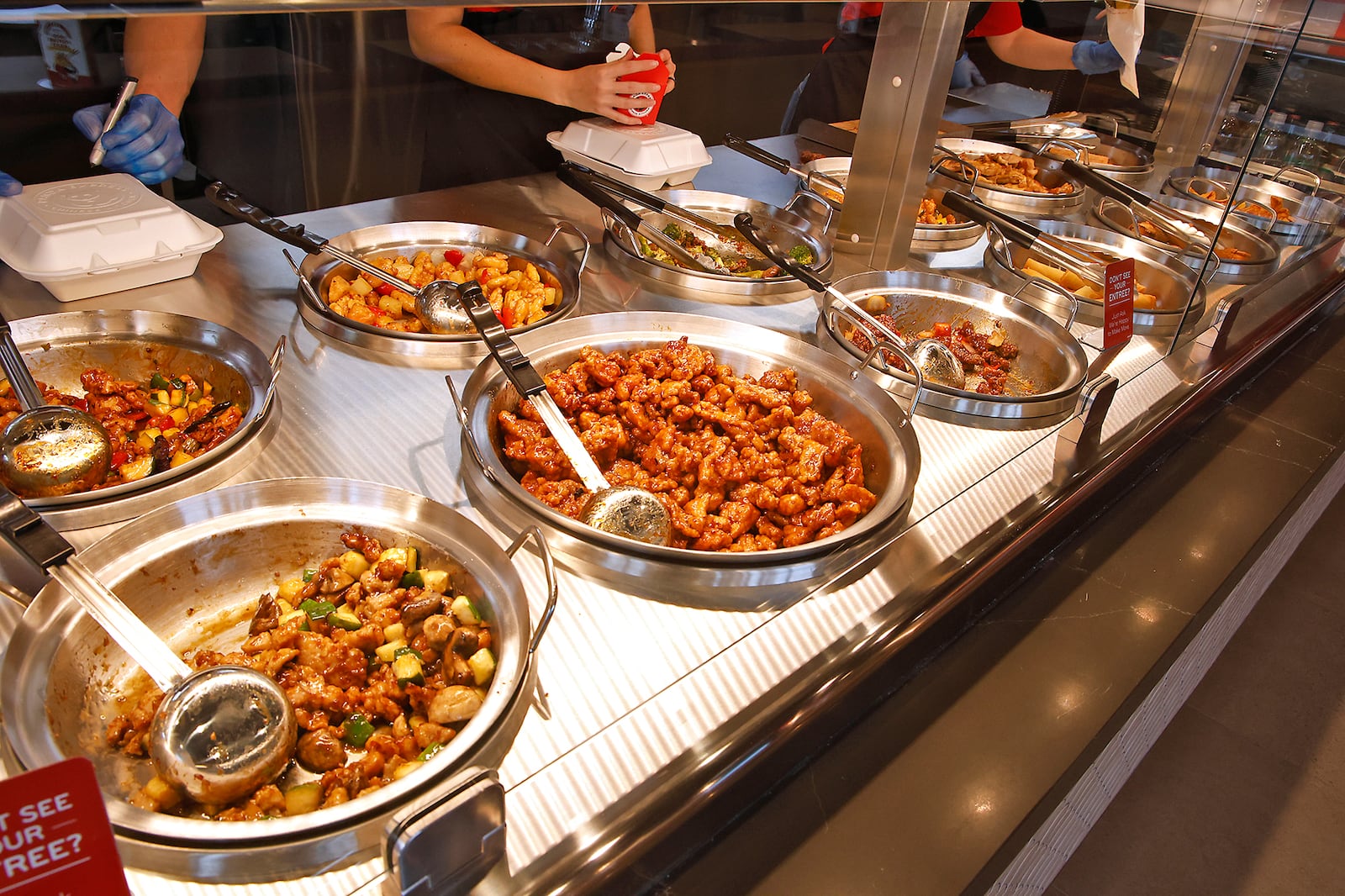 The Panda Express restaurant on Bechtle Avenue finally opened after months of anticipation Wednesday, Oct. 25, 2023. BILL LACKEY/STAFF