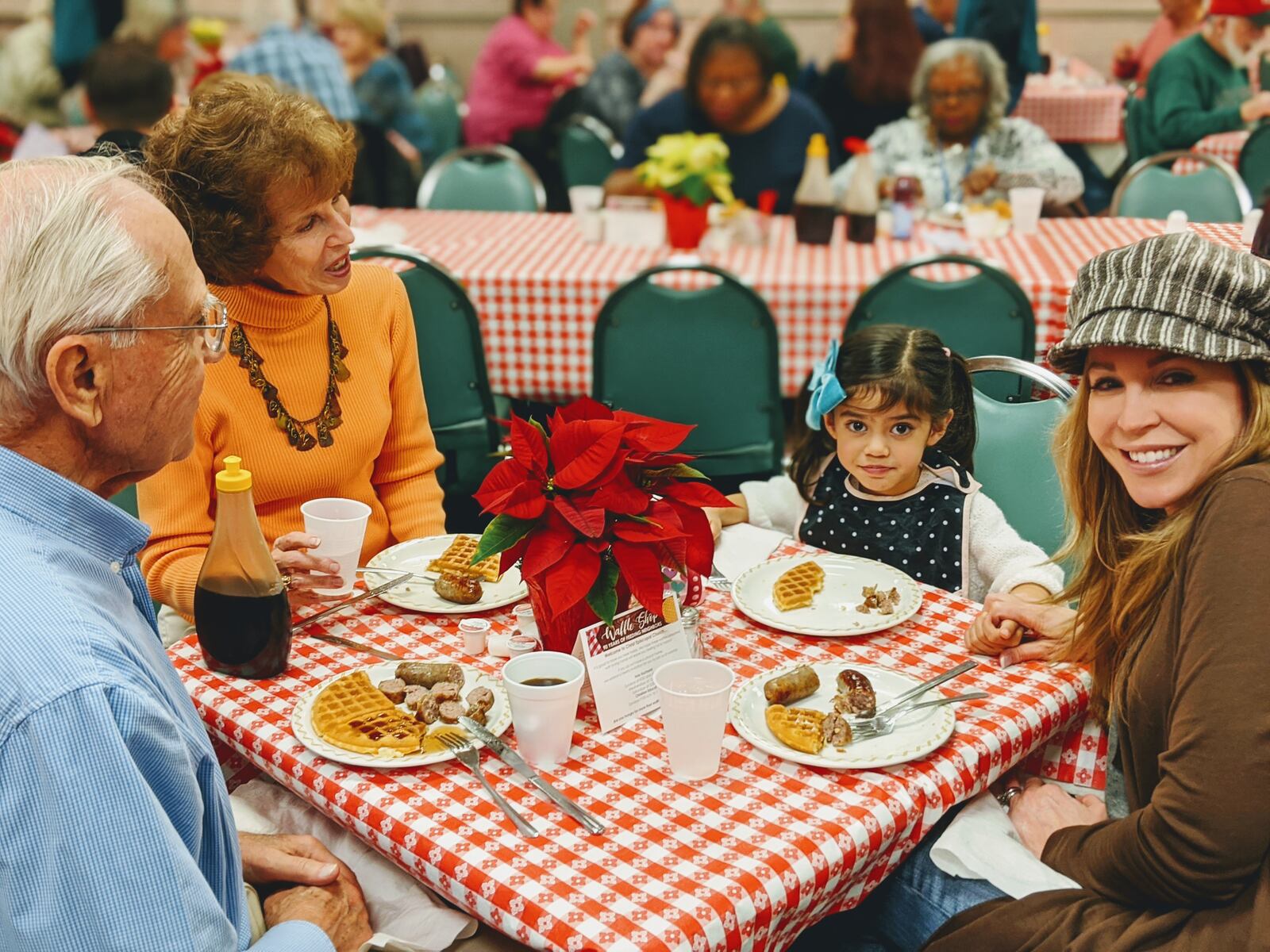 Throwback moments from 2019 at the last Waffle Shop at Christ Episcopal Church, 20 W. First St. in downtown Dayton. This year's event, slated Nov. 15-18, is Waffle Shop To Go. CONTRIBUTED