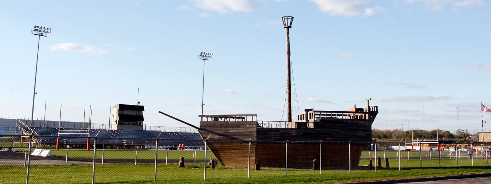 West Carrollton Pirates' ship at West Carrollton High School football field on Friday, Oct. 24.