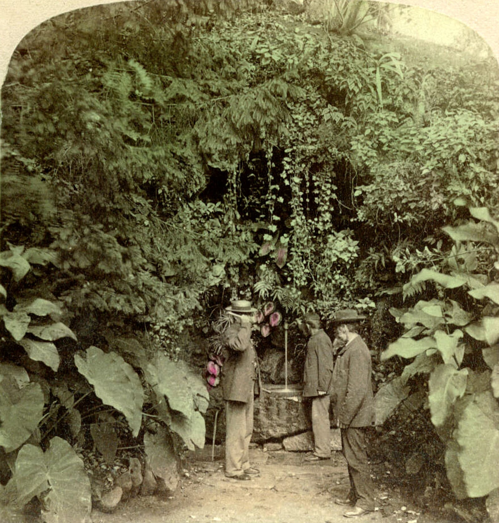 The original grotto gardens, located on the campus of the Dayton VA Medical Center, dates back to 1869. PHOTO COURTESY OF THE DAYTON VA ARCHIVES