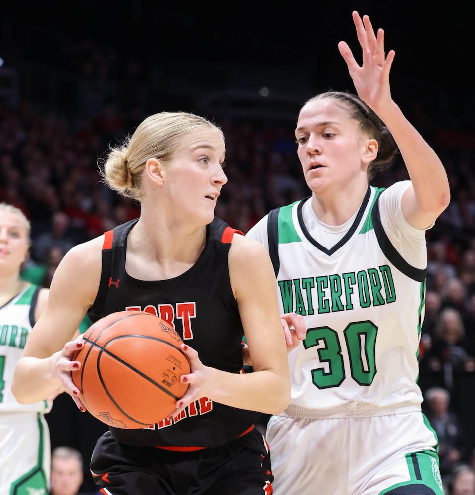 Fort Loramie vs. Waterford Division VII girls basketball state final