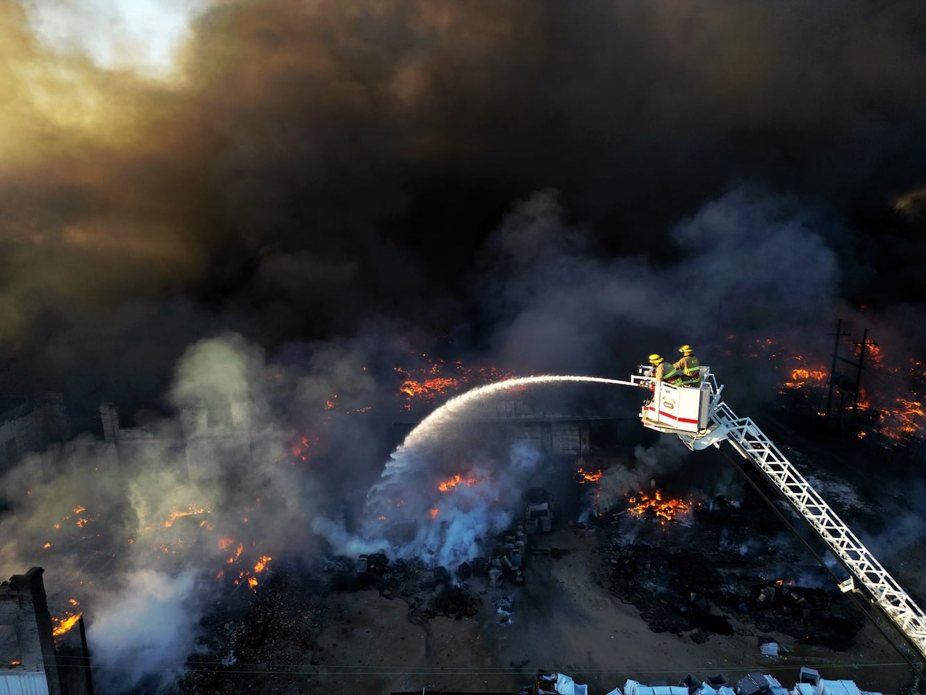 Richmond Indiana industrial fire